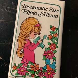 VTG Photo Album W/ Loose Stamp Album Book Sheets Vintage Worldwide Mixed Lot